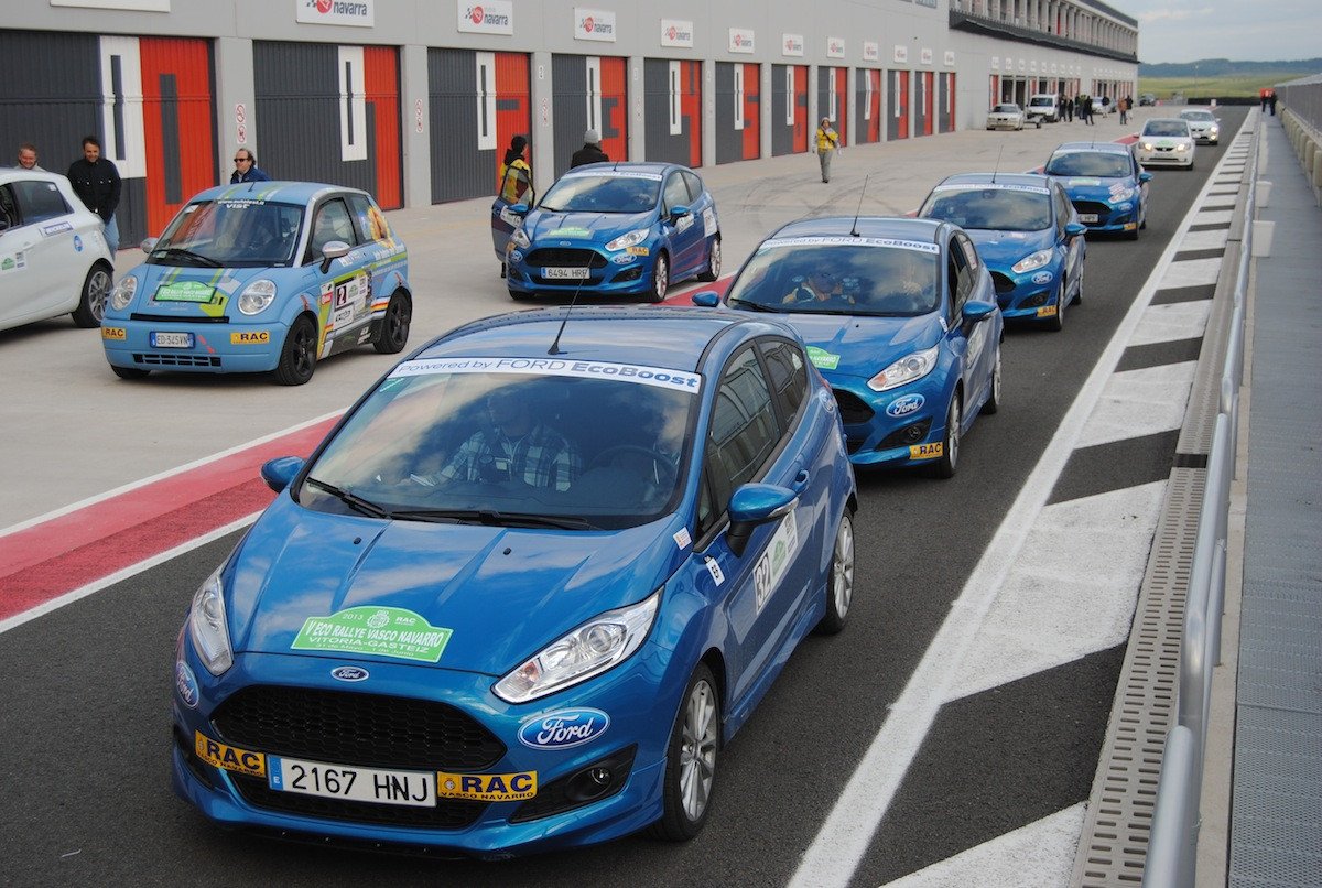 Los más eficientes del Eco Rallye junto a Ford España