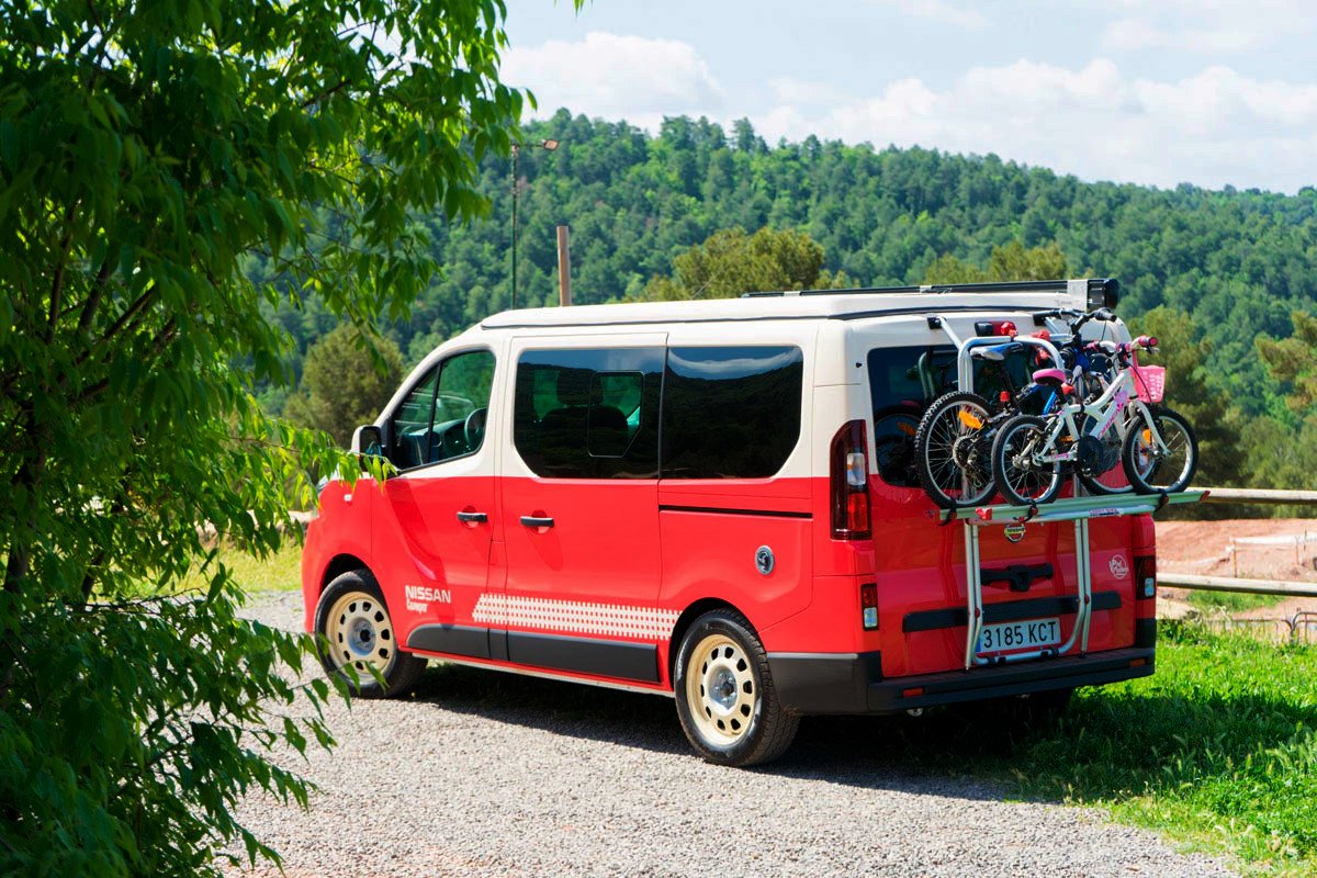 Nissan lanza las versiones camper del NV200, e-NV200 y NV300