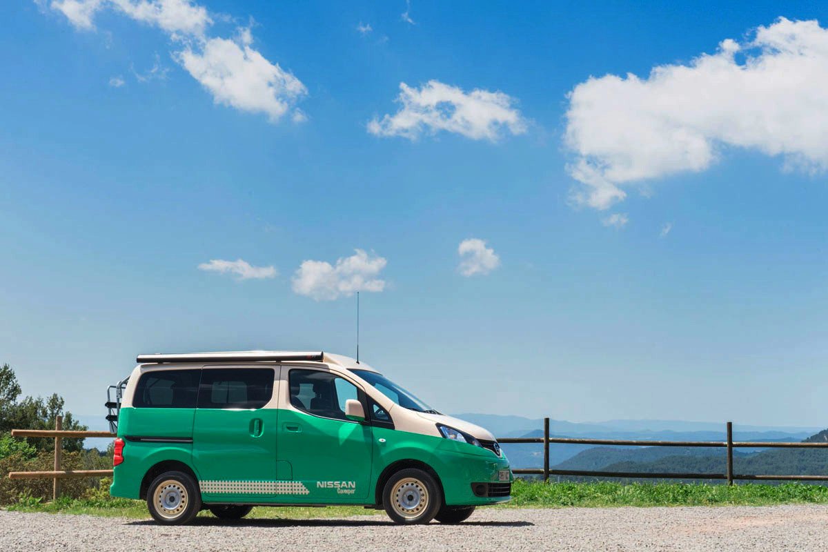 Nissan lanza las versiones camper del NV200, e-NV200 y NV300
