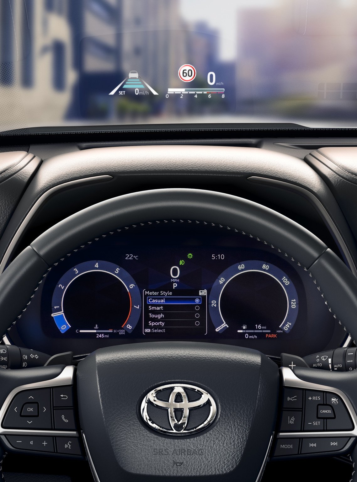 El Toyota Highlander estrena nuevo sistema multimedia y panel de instrumentación digital