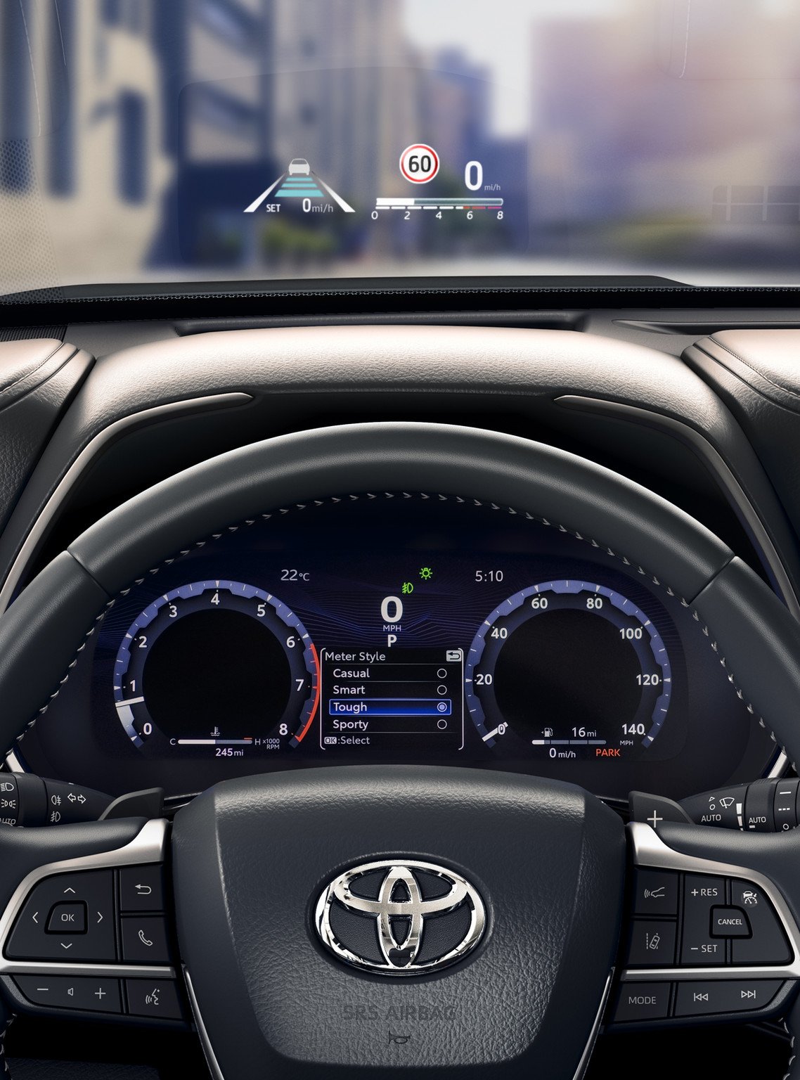 El Toyota Highlander estrena nuevo sistema multimedia y panel de instrumentación digital