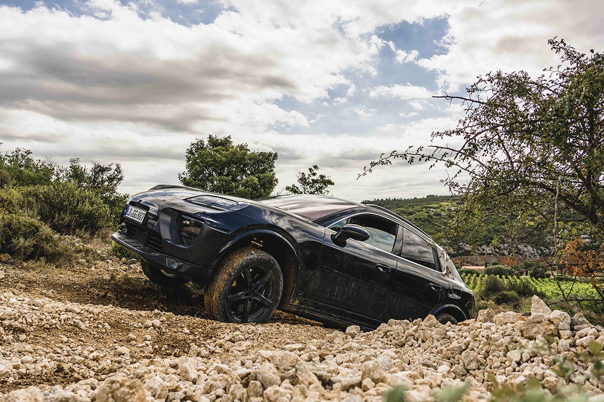 porsche macan eléctrico test resistencia off road