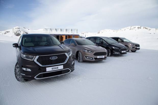Programa de conducción invernal de Ford en Astún