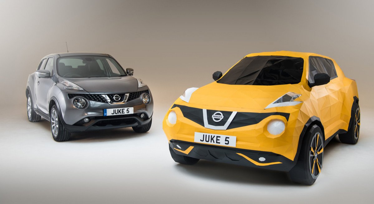Vídeo: Nissan crea un Juke de papiroflexia por su quinto aniversario