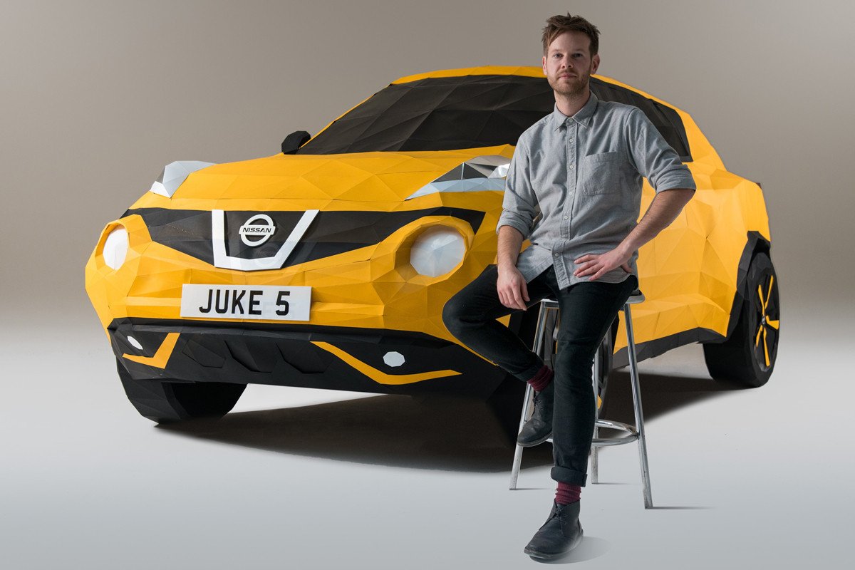 Vídeo: Nissan crea un Juke de papiroflexia por su quinto aniversario