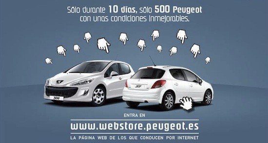Peugeot lanza el servicio WebStore