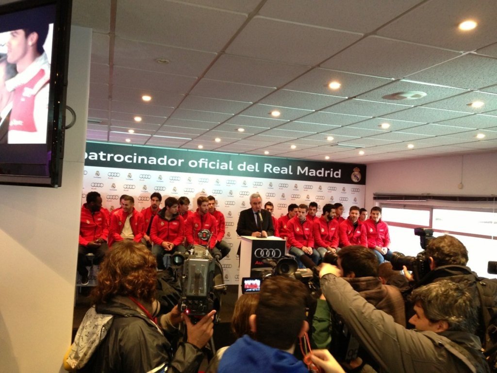 Audi entrega sus nuevos coches al Real Madrid en el Circuito del Jarama