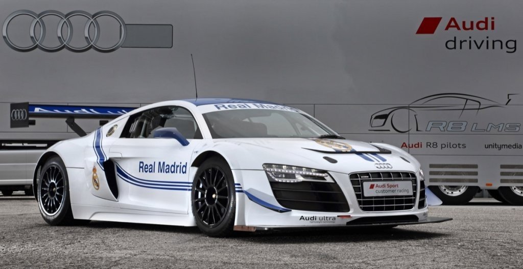 Audi entrega sus nuevos coches al Real Madrid en el Circuito del Jarama