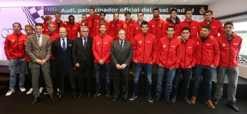 Audi entrega sus nuevos coches al Real Madrid en el Circuito del Jarama