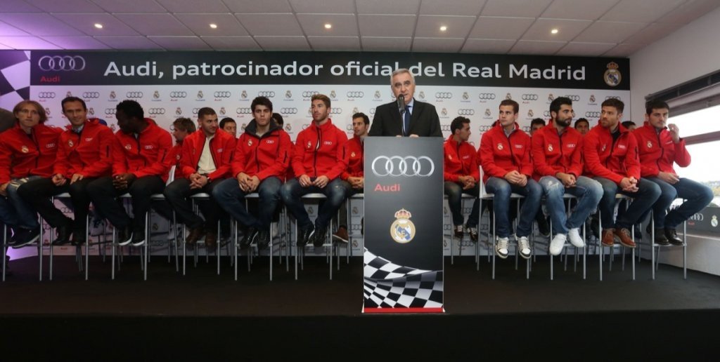 Audi entrega sus nuevos coches al Real Madrid en el Circuito del Jarama