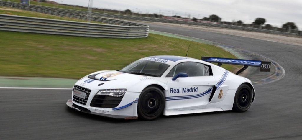 Audi entrega sus nuevos coches al Real Madrid en el Circuito del Jarama