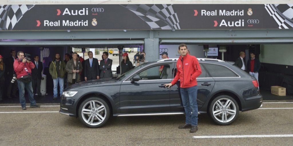 Audi entrega sus nuevos coches al Real Madrid en el Circuito del Jarama