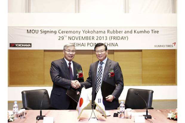 Neumáticos Kumho y Yokohama firman acuerdo de colaboración