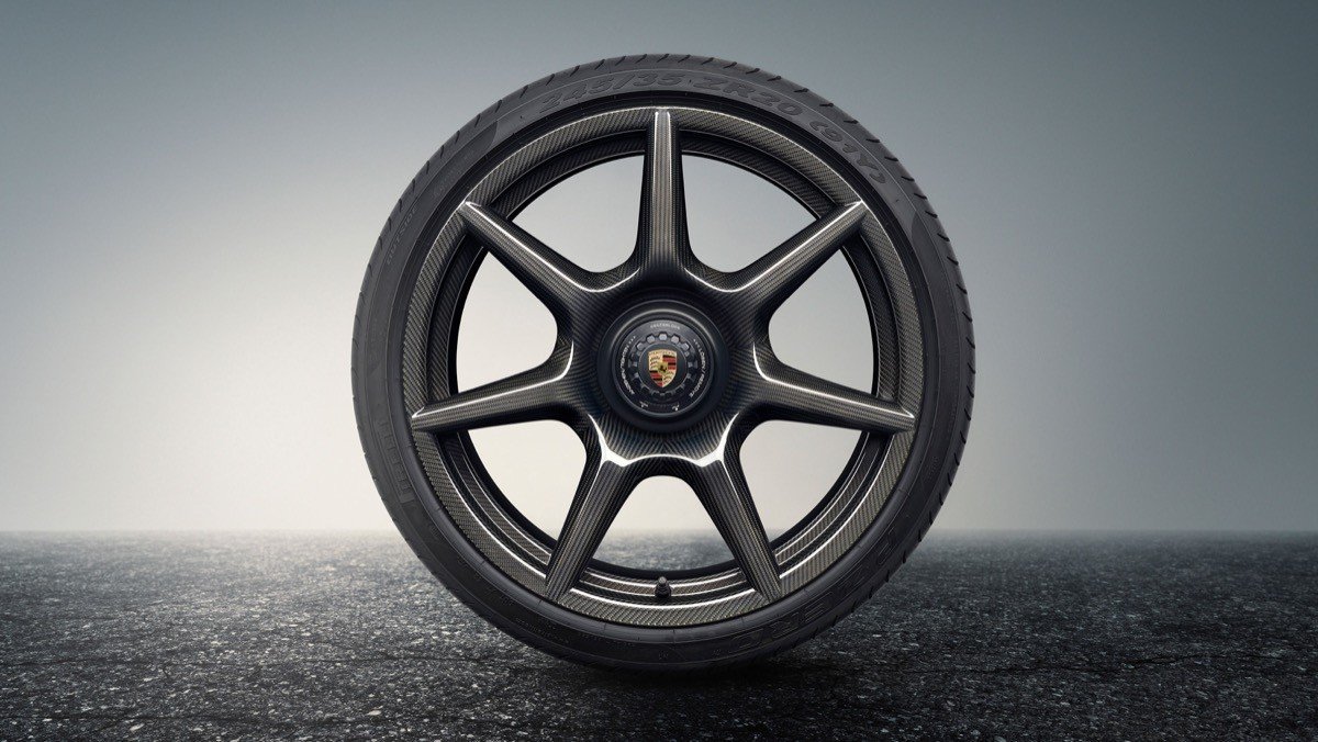 Así son las llantas de carbono del Porsche 911 Turbo S Exclusive