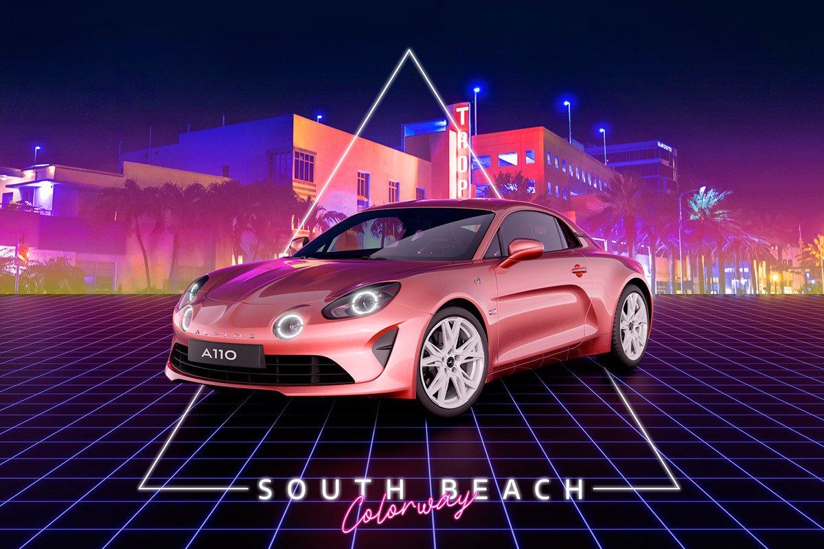 Alpine A110 South Beach Colorway - Auto10