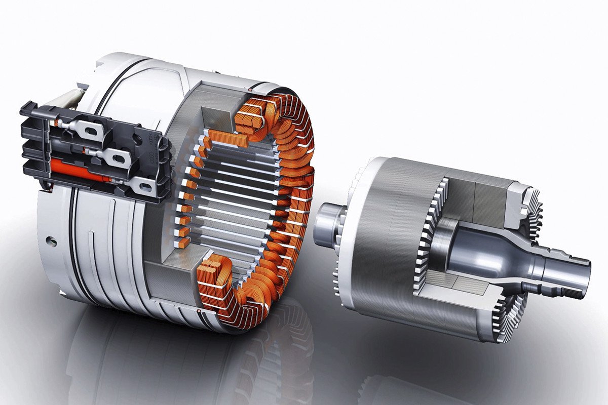 estator de un motor eléctrico