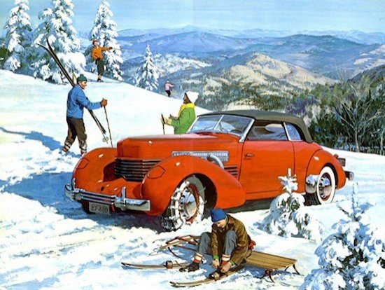 Galería de fotos: Navidad, coches clásicos y deportes de invierno