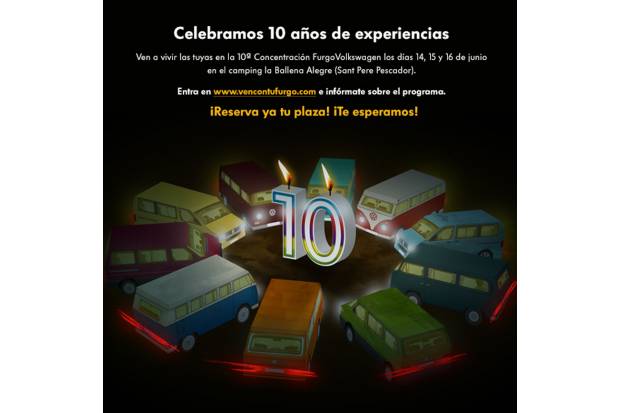 La FurgoVolkswagen celebra su 10º aniversario