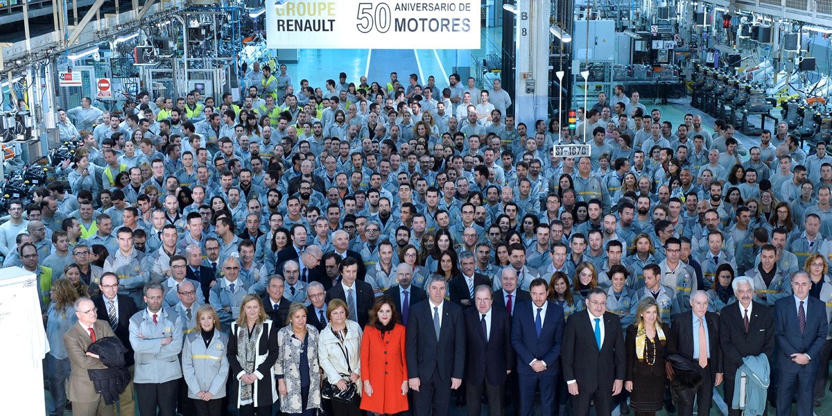 La fábrica de motores Renault de Valladolid cumple 50 años