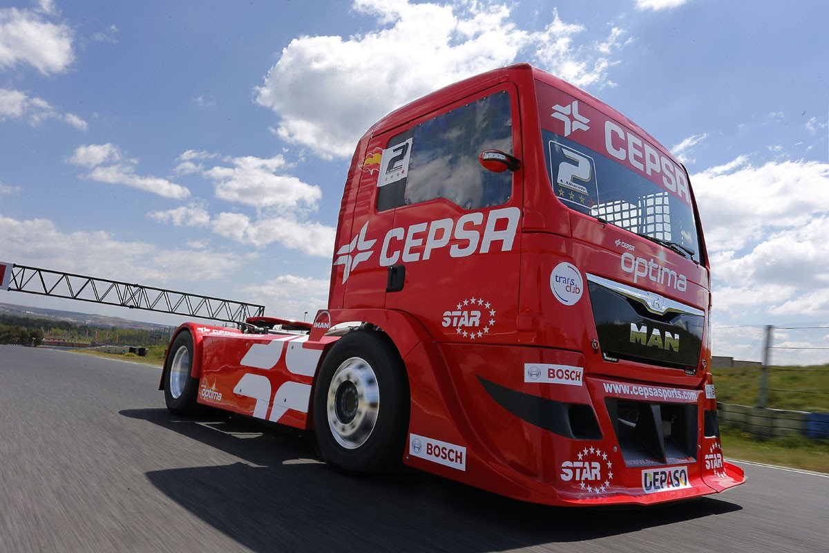 Antonio Albacete, de estreno con el CEPSA Truck Team