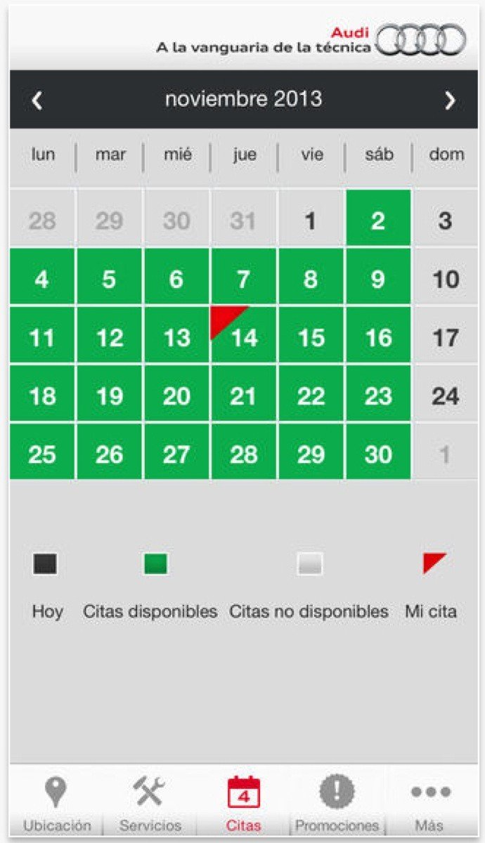 Audi actualiza su App para Smartphone Audi Asistencia 2.0