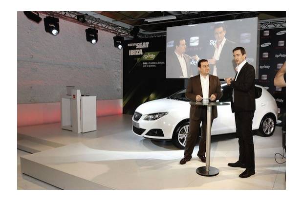 Fotos de la presentación del Seat Ibiza Spotify
