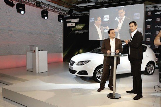 Fotos de la presentación del Seat Ibiza Spotify