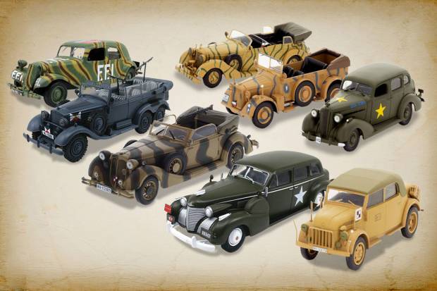 Toda la información sobre la colección coches militares de la Segunda Guerra Mundial