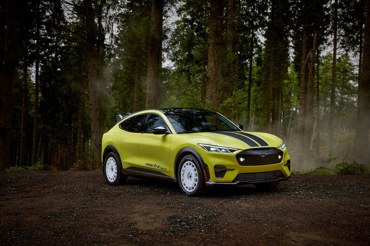 Ford Mustang Mach-E Rally, para disfrutar con un coche eléctrico por la tierra