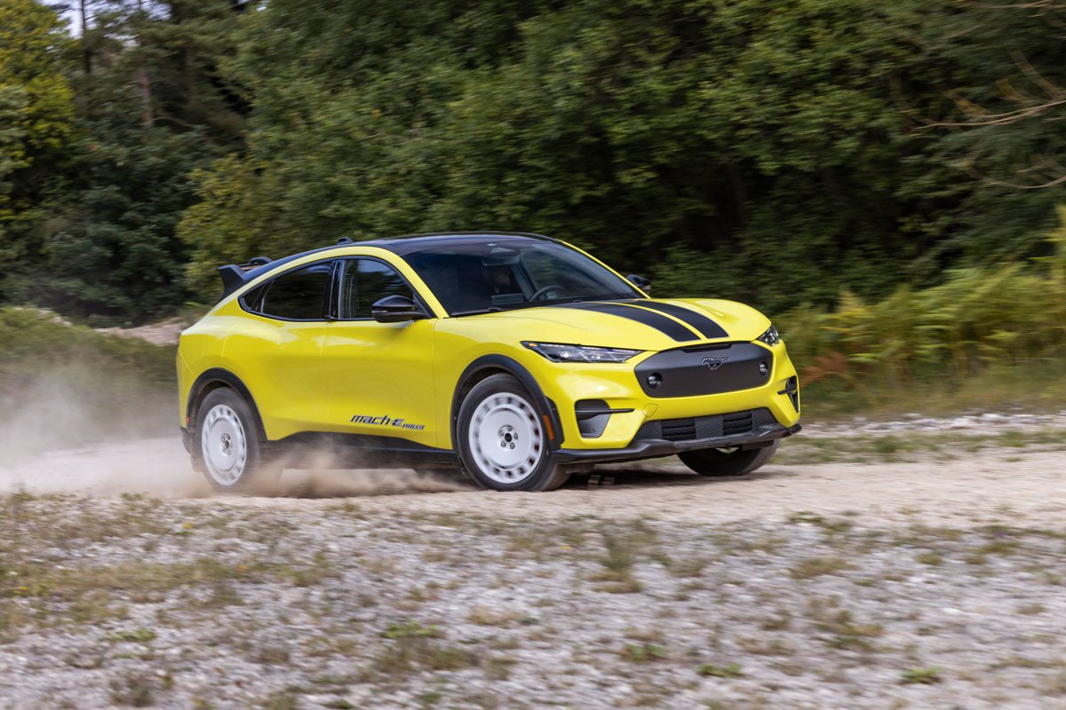 Ford Mustang Mach-E Rally, para disfrutar con un coche eléctrico por la tierra