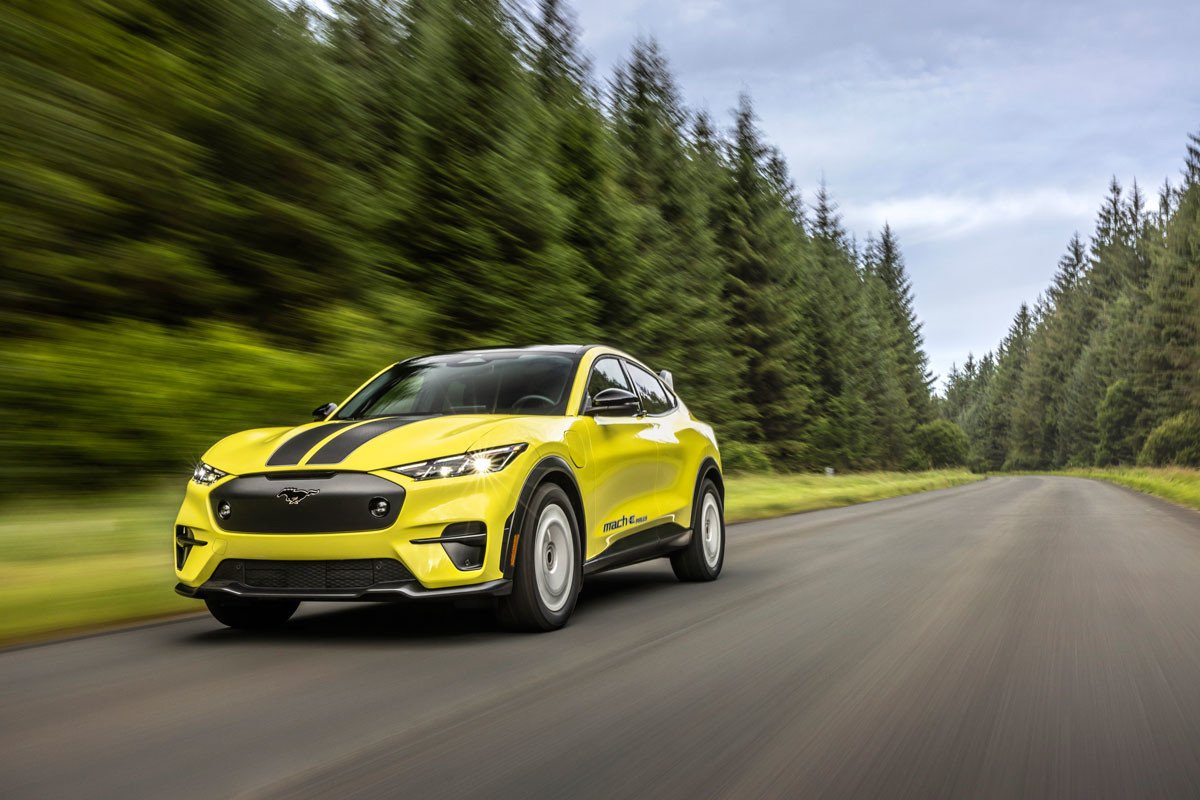 Ford Mustang Mach-E Rally, para disfrutar con un coche eléctrico por la tierra