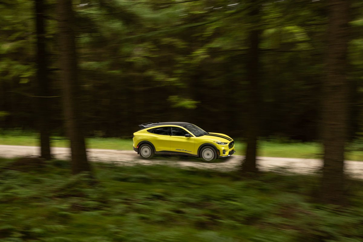 Ford Mustang Mach-E Rally, para disfrutar con un coche eléctrico por la tierra