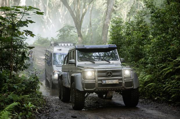 Los Mercedes de Jurassic World