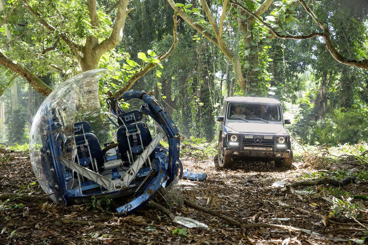 Los Mercedes de Jurassic World
