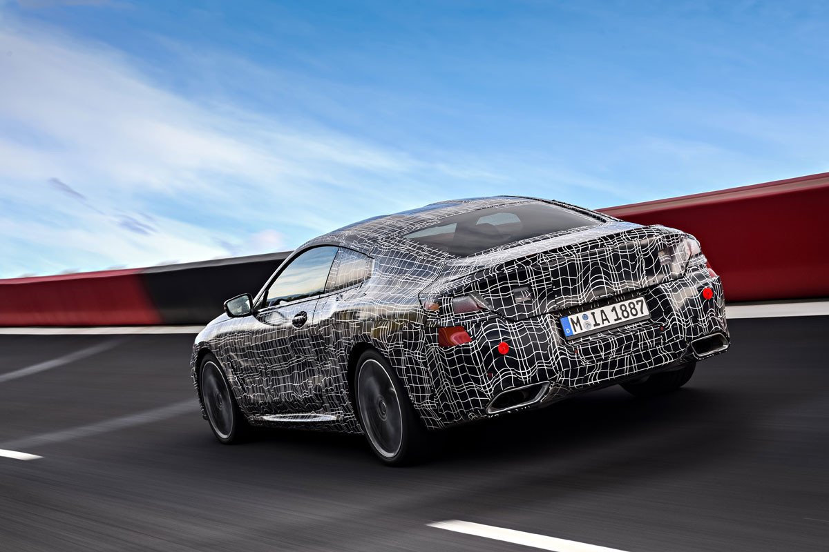 El nuevo BMW Serie 8 sigue su desarrollo en circuito