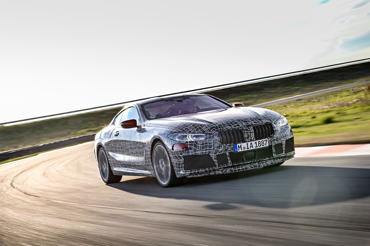 El nuevo BMW Serie 8 sigue su desarrollo en circuito
