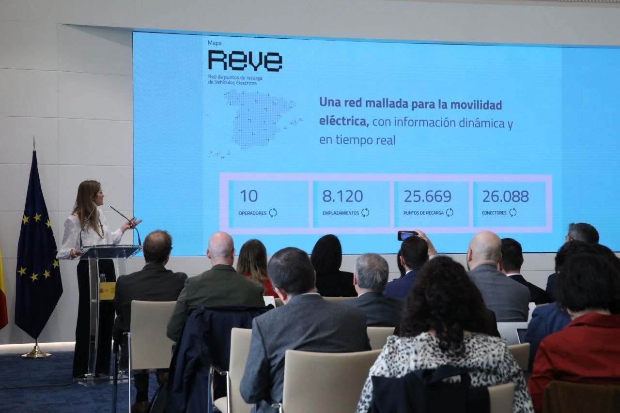 Sara Aagesen anunció la puesta en marcha del mapa REVE
