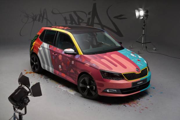 El Skoda Fabia se convierte en un “Art Car”