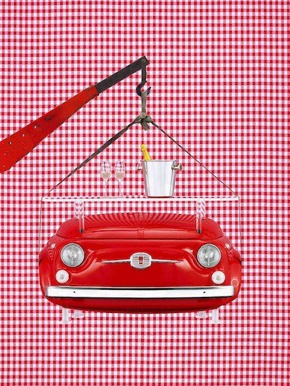 Pon un Fiat 500 en tu salón