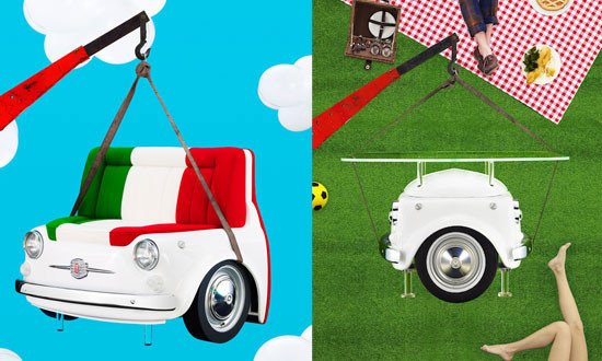 Pon un Fiat 500 en tu salón
