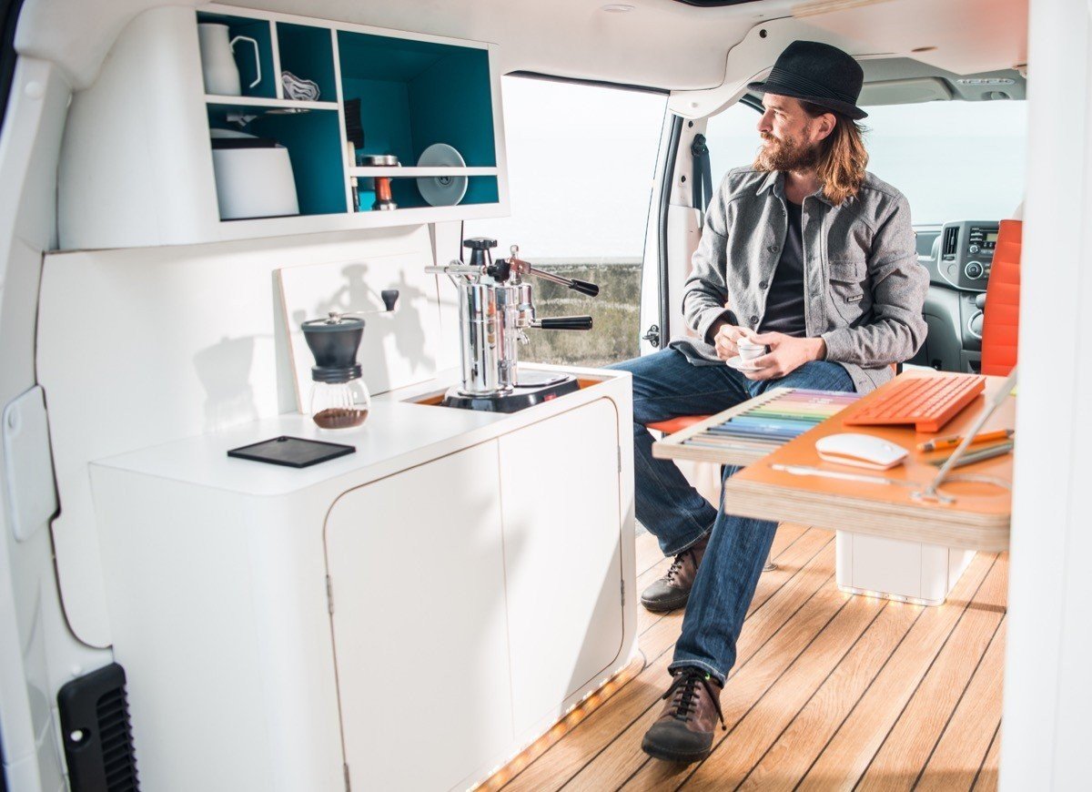 Nissan e-NV200 WORKSPACe: la primera oficina móvil eléctrica