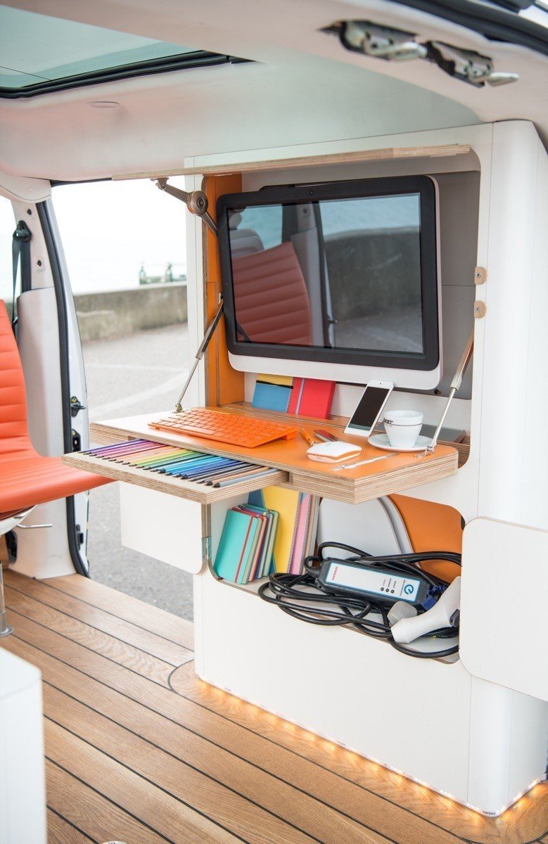 Nissan e-NV200 WORKSPACe: la primera oficina móvil eléctrica