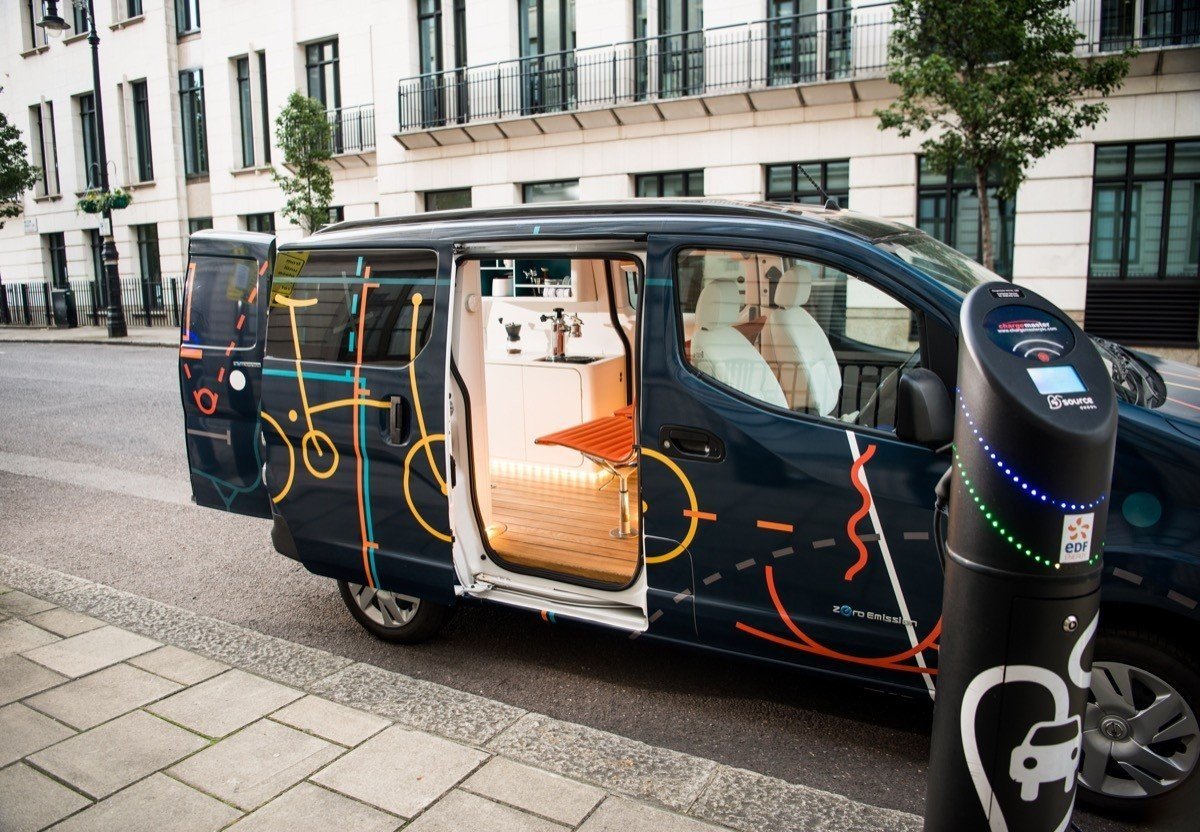 Nissan e-NV200 WORKSPACe: la primera oficina móvil eléctrica