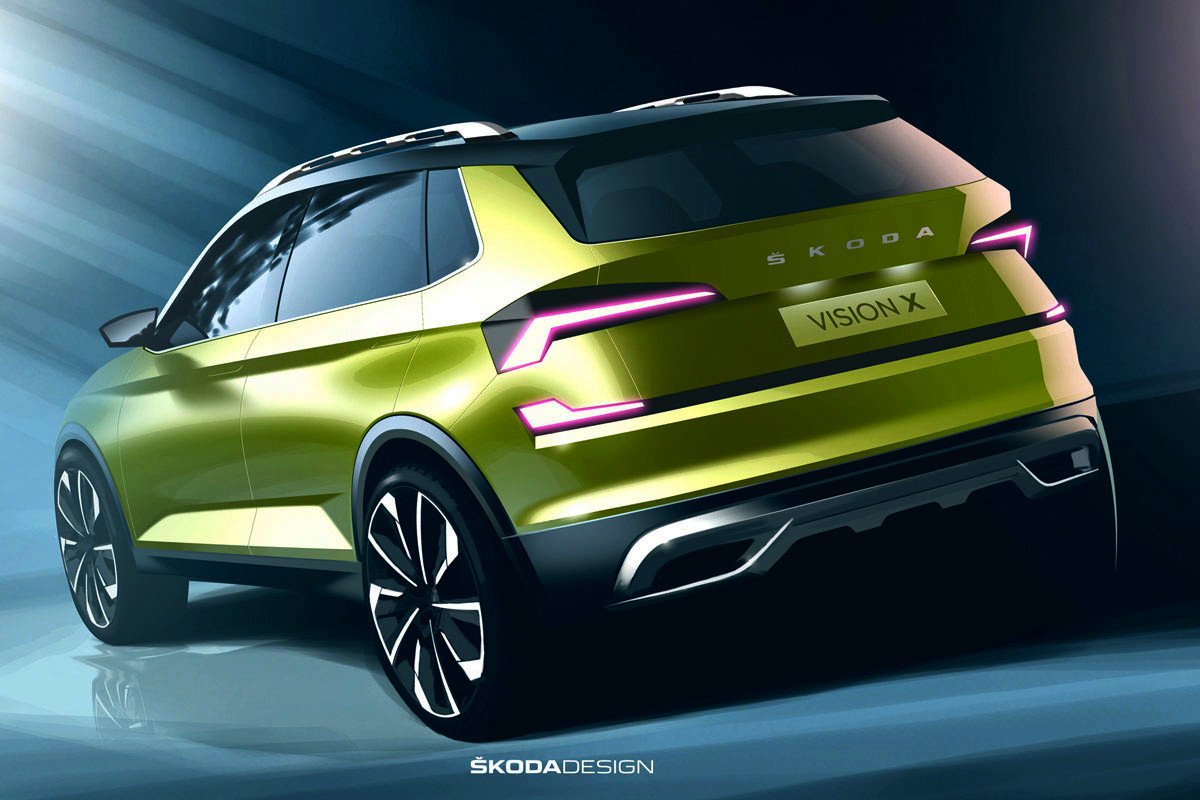 Skoda Vision X: electricidad, gas y gasolina a la vez