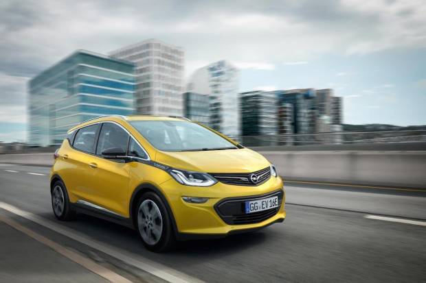 El coche elécrico Opel Ampera-E anuncia 400 km de autonomía