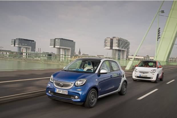 Smart fortwo y forfour, con cambio automático de doble embrague