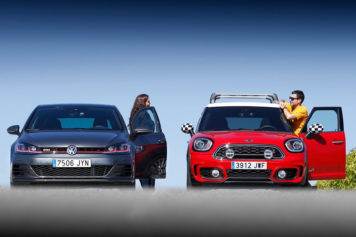 Comparativa: Volkswagen Golf GTI vs Mini Countryman Cooper S