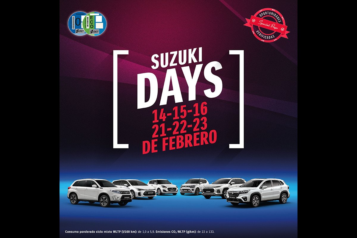 suzuki days con descuentos