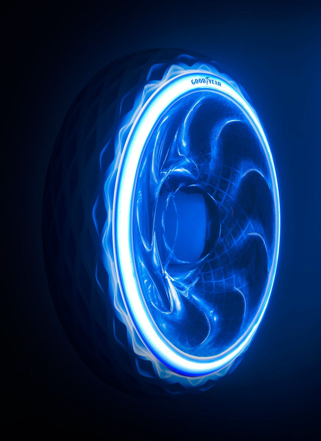 Goodyear Oxygene, el neumático con plantas en su interior