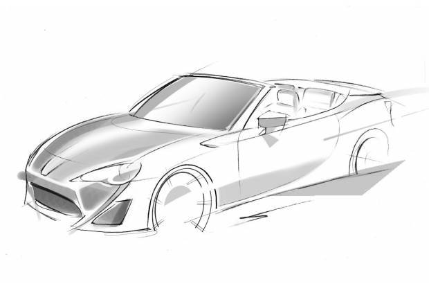 Nuevo Toyota GT86 descapotable al descubierto en Ginebra
